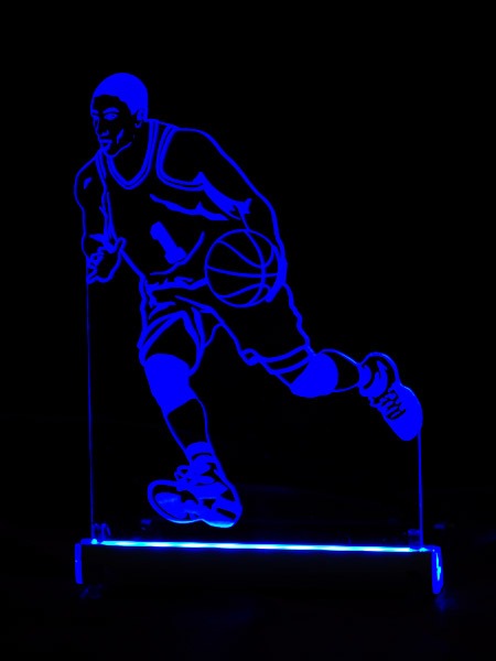 Lampka Koszykarz LED RGB + Pilot